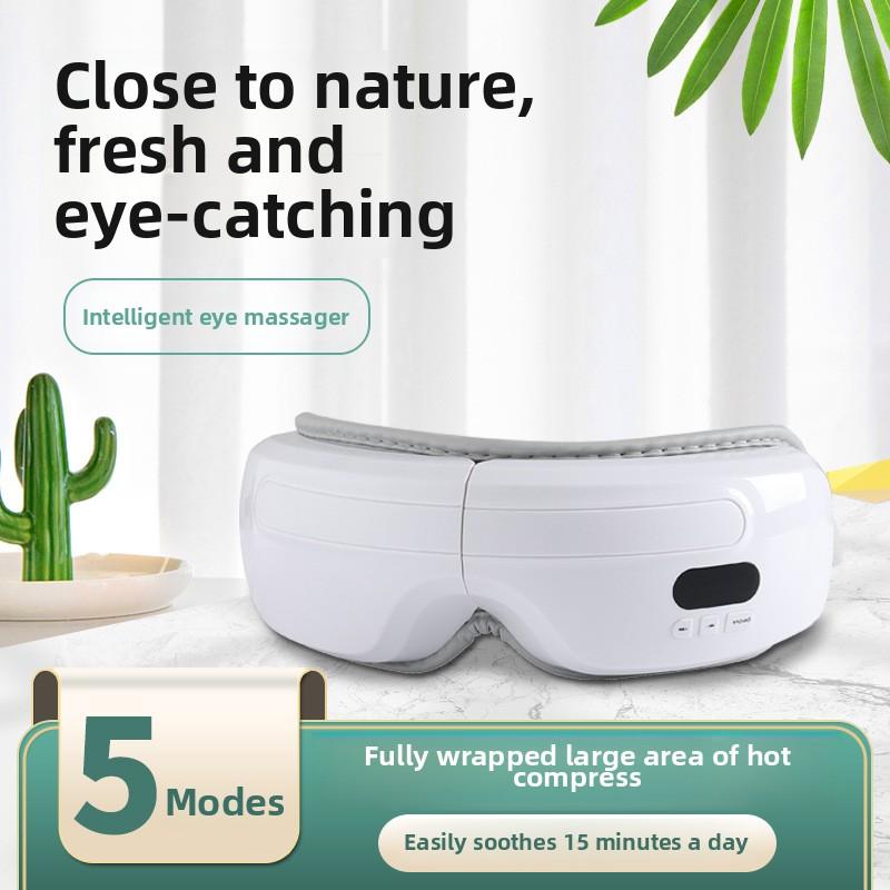 Устройство для защиты глаз Массажер для глаз Вибрационный воздушный компресс с горячим компрессом Bluetooth Массажер для защиты глаз Массажер для глаз