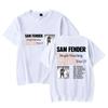 Sam Fender People Watching North America Tour 2025 Unisexs and Womens fashionable round neck pure cotton short sleeved Tshirt