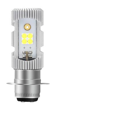 Светодиодная фара для мотоцикла BA20D H4BS, Светодиодный чип высокой яркости, 6500 К, Белый, Переключение HI/LO,