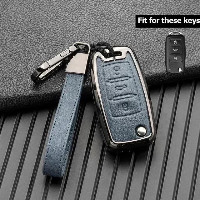 Чехол для ключей от машины, сумка для ключей для Volkswagen VW Golf 3 4 5 6 Mk4 Mk6 Passat B5 B6 B7 B8 Cc Polo Tiguan Mk2 Touran Jetta 6 Bora Mk6