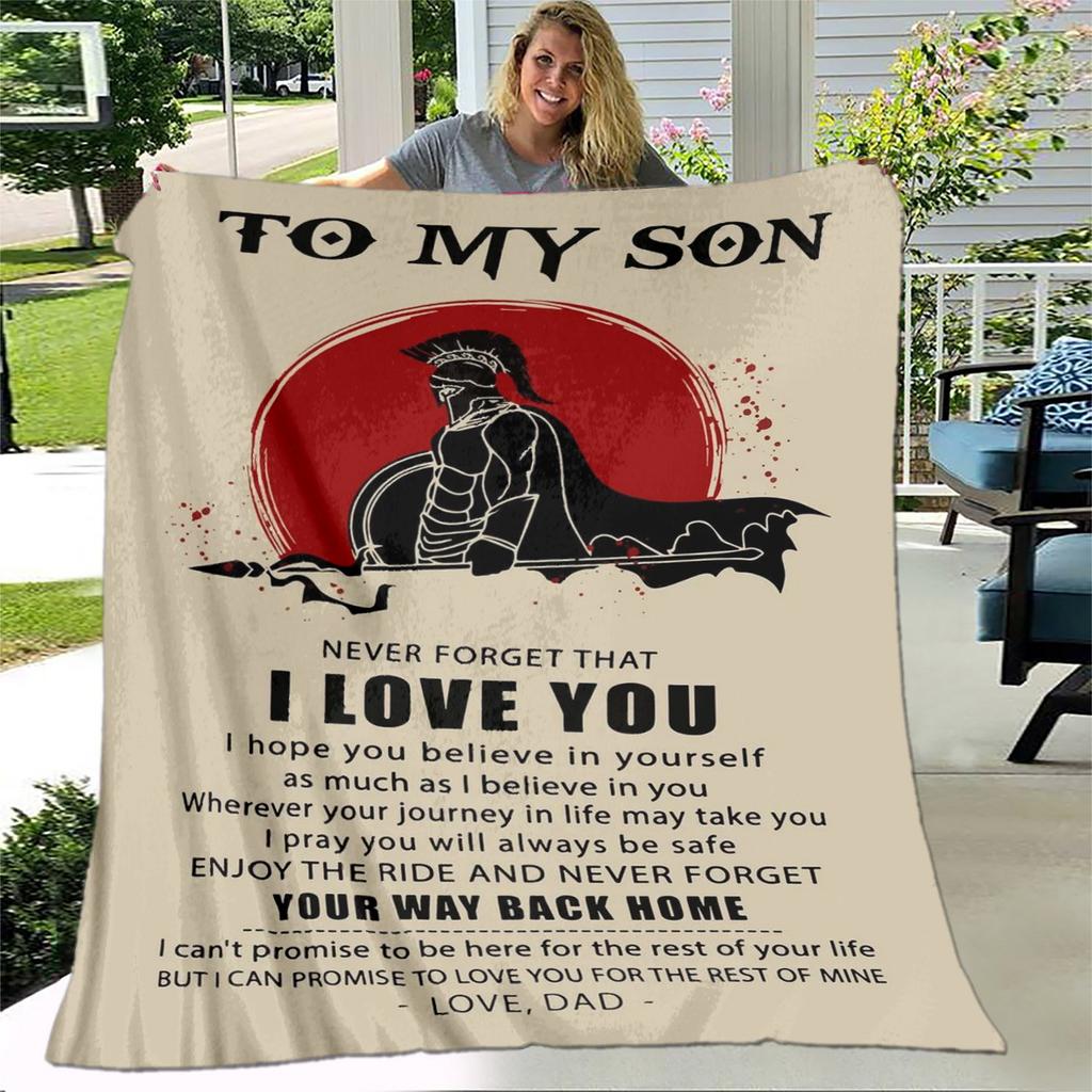 Моей дочери сыну подарок в виде письма HD одеяло, мягкое одеяло для дома, спальни, кровати, дивана, пикника, путешествия, офиса, одеяло, детское одеяло