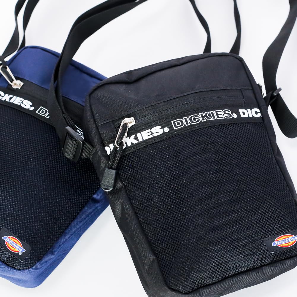 Dickies LOGOTAPE Square Shoulder Bag Sacoche Pouch Festival Passport Travel Bag Mini Shoulder Black
