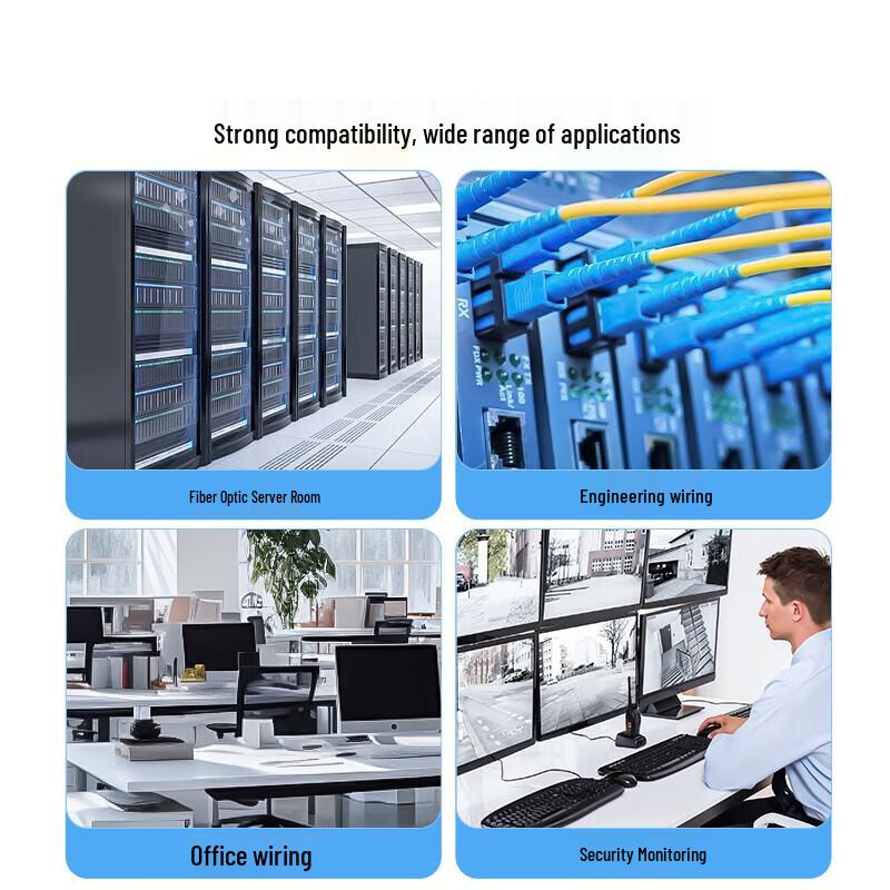 SAMZHE 12-Port Fiber Optic Terminal Box