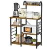 HOMECO Kitchen Rack Range Rack Range Stand Kitchen Shelf Cupboard Storage Rack Kitchen Shelf Compatible with Large Range Comes with Adjuster Storage