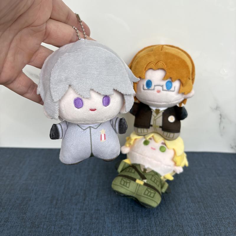 Милая 10-сантиметровая плюшевая игрушка для косплея Hetalia Артур Керкленд / Иван Брэнски и Альфред Ф. Ключница-брелок Плюшевая кукла Аниме Силы Оси Джонса