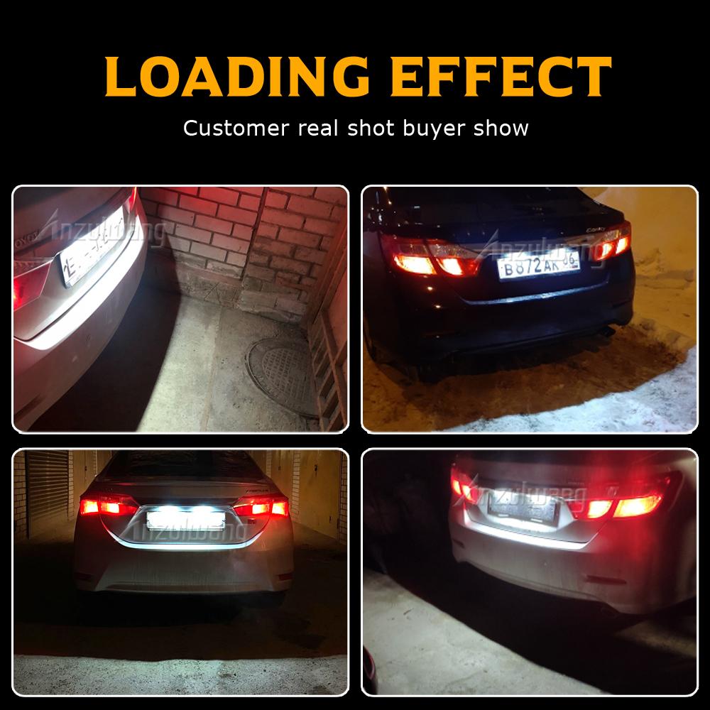 2 шт. светодиодные лампы освещения номерного знака для Toyota Camry Avalon Auris E18 Vios Esquire Avensis Esquire EZ Noah Proace City