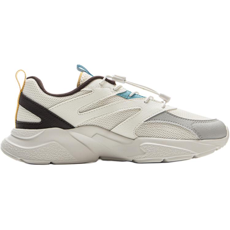 Li Ning Детские удобные универсальные модные спортивные низкие повседневные кроссовки Детские кроссовки Молочно-белый Спокойно-серый Черно-коричневый YKCU210-9