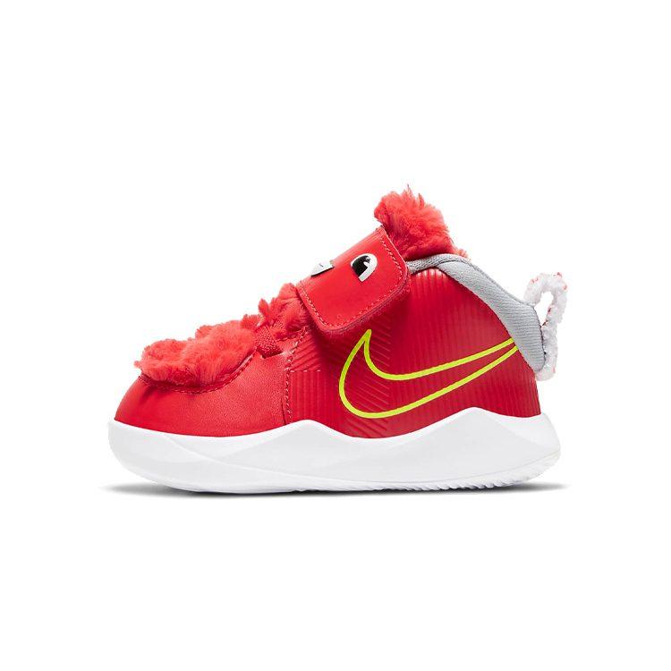 Nike Детские кроссовки Team Hustle D9 Lil "Fast N Furry - Chile Red" CT4066-600