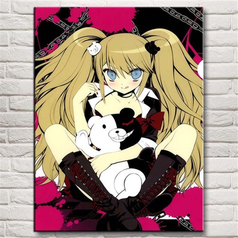 Алмазная картина «Отчаянная девушка» Джунко Эносима аниме «сделай сам» Алмазная вышивка крестиком мозаика ручной работы Декор для гостиной для девочек