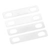 4Pcs Guitar Neck Shim Brass Material Heightening Gasket Set Musical Instrument AccessoriesSilver