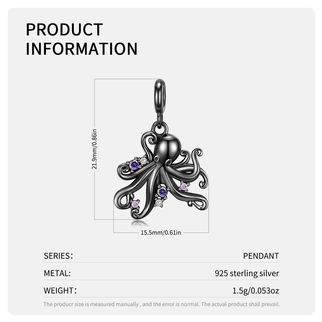 Moon Phase Skull Smiley Pendant Necklaces Jewelry Authentic 925 Sterling Silver for Fashion Women Necklace Jewelry Accessory Moths Skeleton Pendant