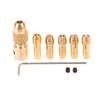 7 шт./набор 2,35/3,17/2/4,05/5,05 мм латунные цанги мини-патроны для сверл адаптер