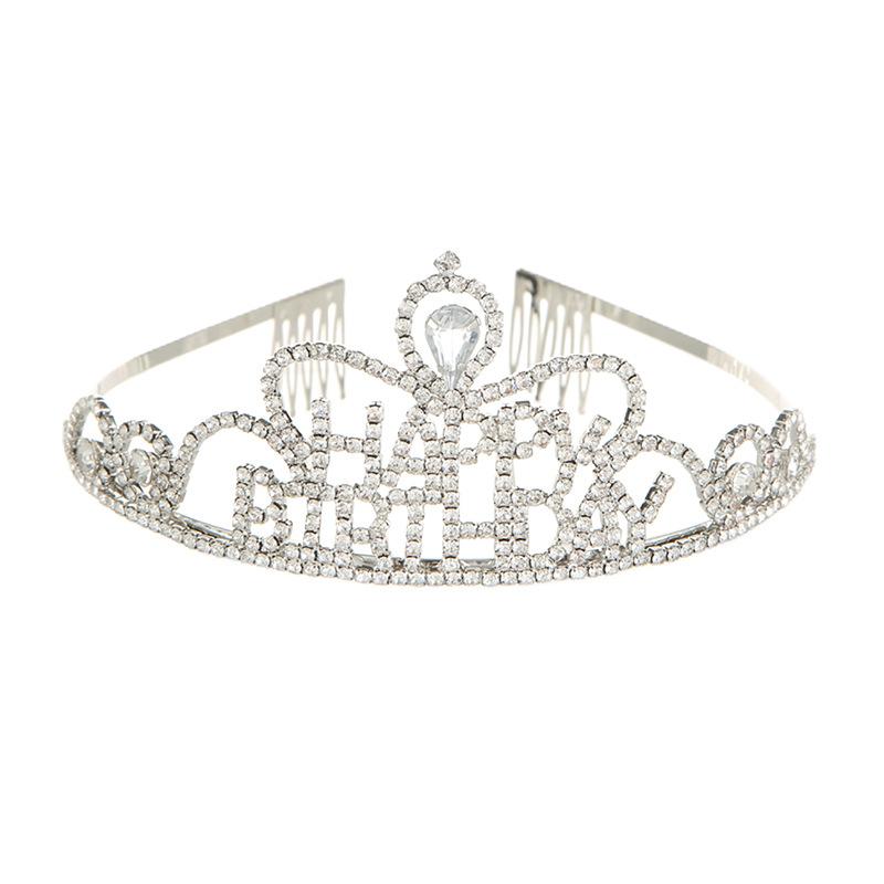 Коготь цепочка стиль корейская мода новый корона на день рождения с днем рождения с днем рождения обруч для волос повязка на голову аксессуары для волос