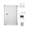 Duals Sided Key Organiser Box With Lock Wall Mounted Design Durable Metal Materials For Apartment Parking Garage