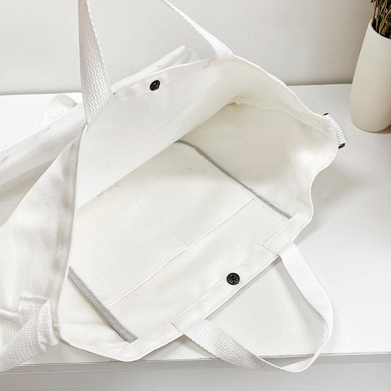 Women Canvas Tote Casual Shoulder Work Bag Large Capacity Crossbody Top Handle Bag Multifunction Big Shopping Cross-body Handbag