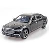 МояМашина 1:24 Mercedes-Benz S400L Металлическая литая модель автомобиля, фигурка - Черный