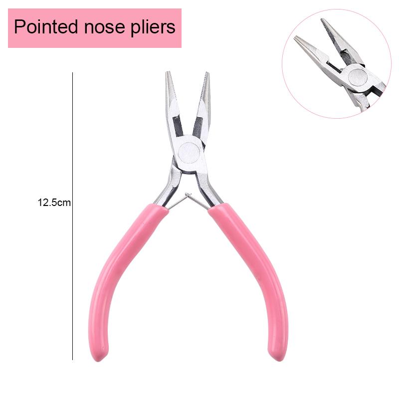 Плоскогубцы из нержавеющей стали для ювелирных изделий, плоскогубцы с острыми и круглыми губками, а также кусачки для изготовления ювелирных изделий, бисероплетения, ремонта и ремонта