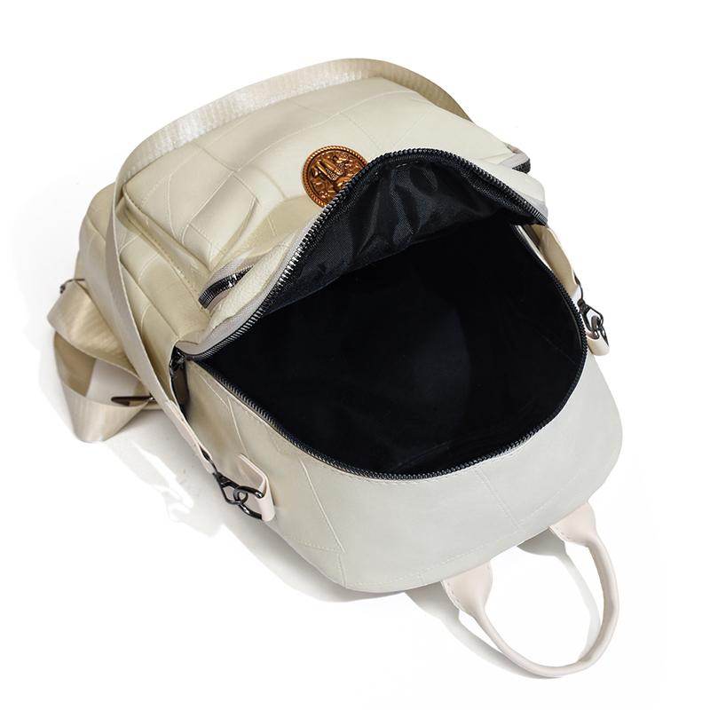 Мягкий кожаный женский рюкзак, сумка на плечо, многофункциональная студенческая школьная сумка