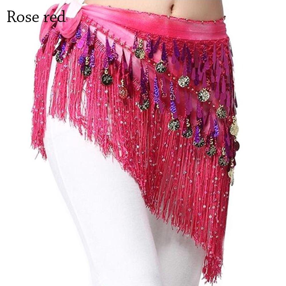 For Thailand/India/Arab Show Costumes Tassels Waist Chain Hip Scarf Belly Dance Belt Dancer Skirt