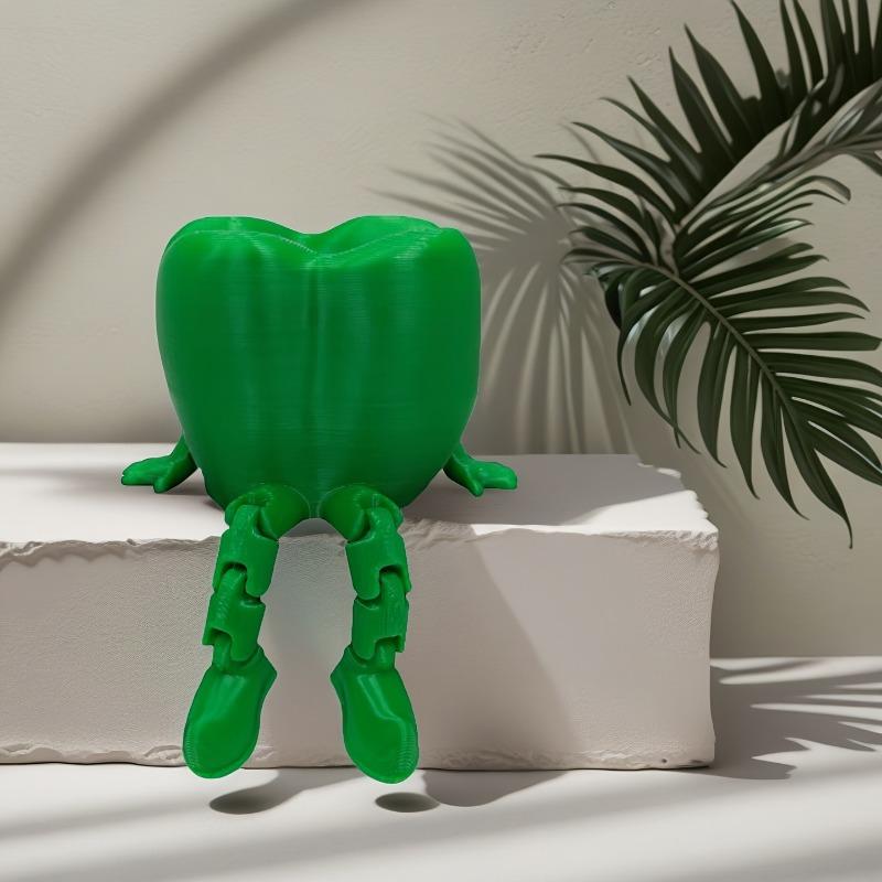 3D-печатные скульптуры зубов, Очаровательные украшения в виде зубов с ножками, Забавные настольные стоматологические украшения, Уникальный декор для дома