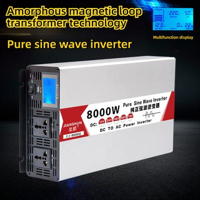 Аморфный инвертор чистой синусоиды 12 В 24 В 48 В 60 В в 220 В для домашнего транспортного средства 4000 Вт 5000 Вт