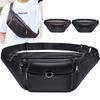 Men's Leather Waist Bag - Retro Fanny Pack, Sling Chest Bum Bag, Crossbody Hip Belt, Casual Fashion, Durable & Stylish