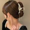 Новинка 2023 года, заколка для волос с кисточкой из пшеничного жемчуга, винтажная заколка для волос со стразами, заколки, античная шпилька для женщин, аксессуары для волос, подарок