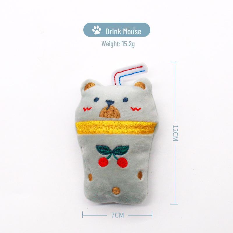 Мягкая игрушка для кошек с кошачьей мятой: Самоуверенный, устойчивый к укусам и царапинам.