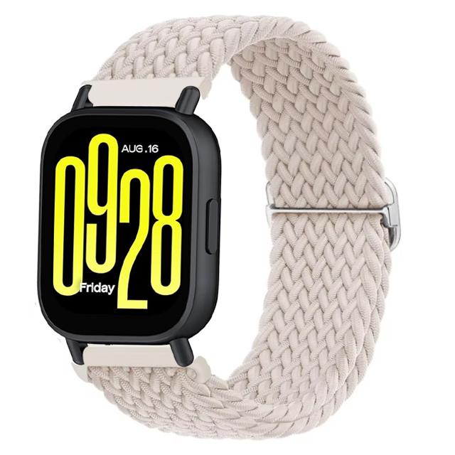 Плетеный solo loop ремешок для Redmi watch 5 active Аксессуары для умных часов сменный ремень браслет correa Redmi watch 5 lite Ремешок
