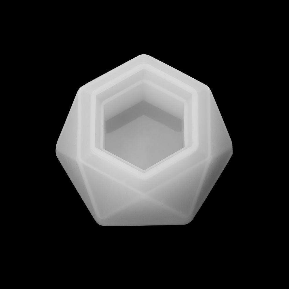 Casting Hexagon Cup Epoxy Resin Mold Silicone Mould Crystal Resin Tray Mold Succulent Flowerpot
