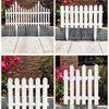 Белый пластиковый плетень для сада, двора или декора виллы (в помещении/на улице).