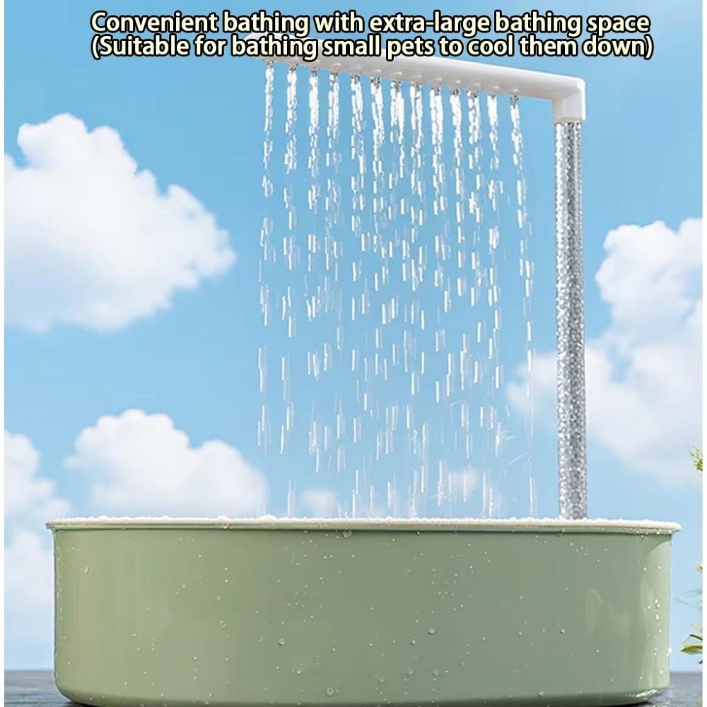 Автоматическая ванночка для попугаев Аксессуар Душ для попугаев Садовая купальня на открытом воздухе Купальня для птиц Душ для птиц Товары для домашних животных Ванночка для птиц