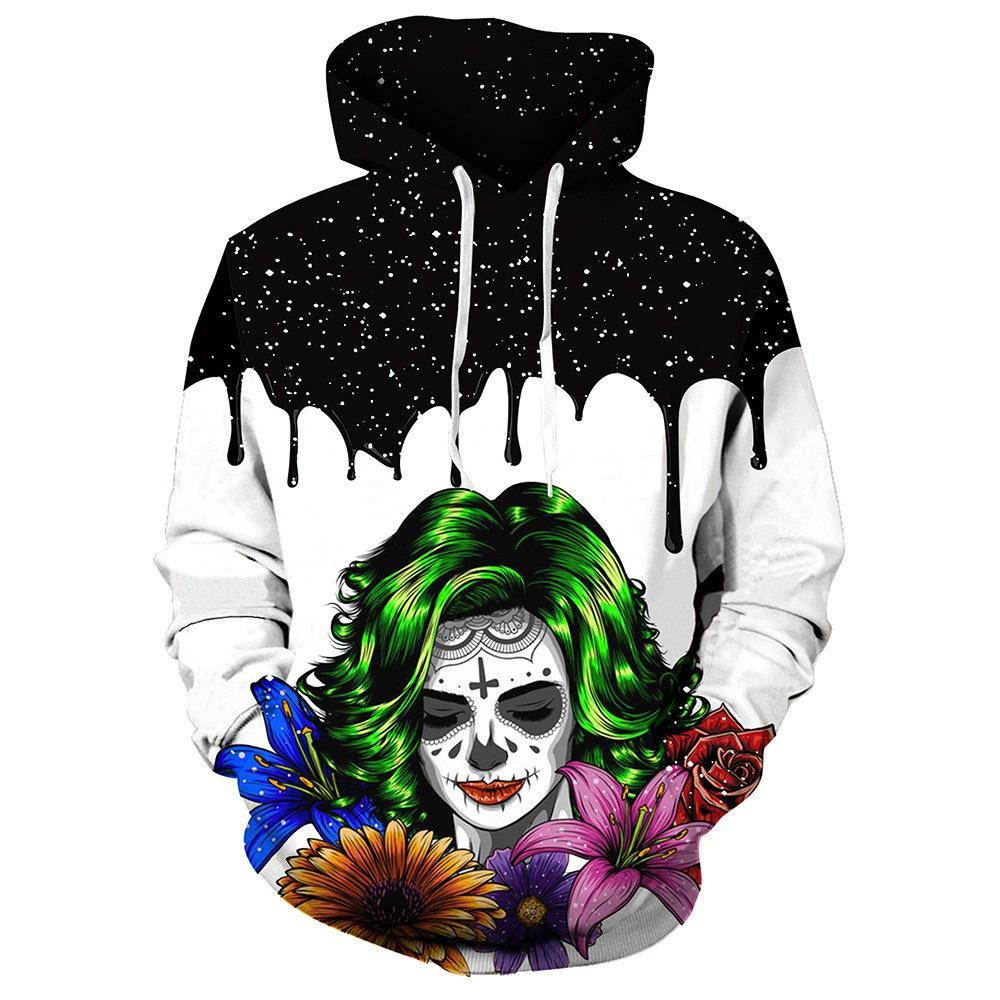 Мужская толстовка с капюшоном, 3D цифровая печать, изображение волка, повседневная толстовка