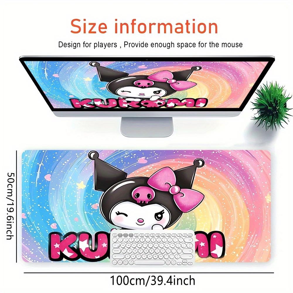Kuromi, Cute Themed XXL Mouse Pad - Non-slip Rubber Desk Mat for Gaming and Office Use, Multi-Function Keyboard 0826083a
