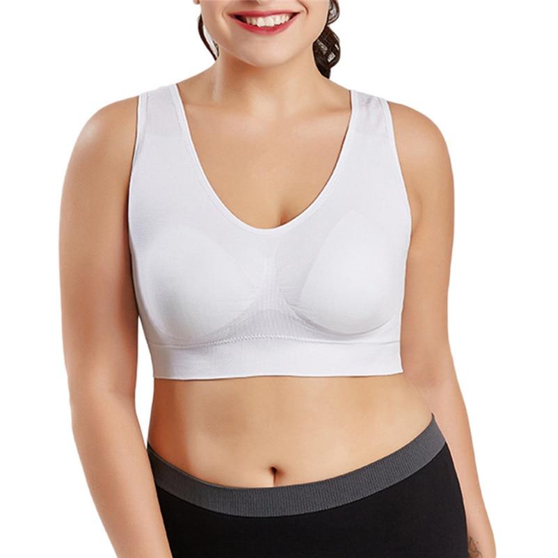 Wirefree Single-Layer Sports Bra - Breathable Plus Size Fitness Underwear for Women, Comfortable Workout Top