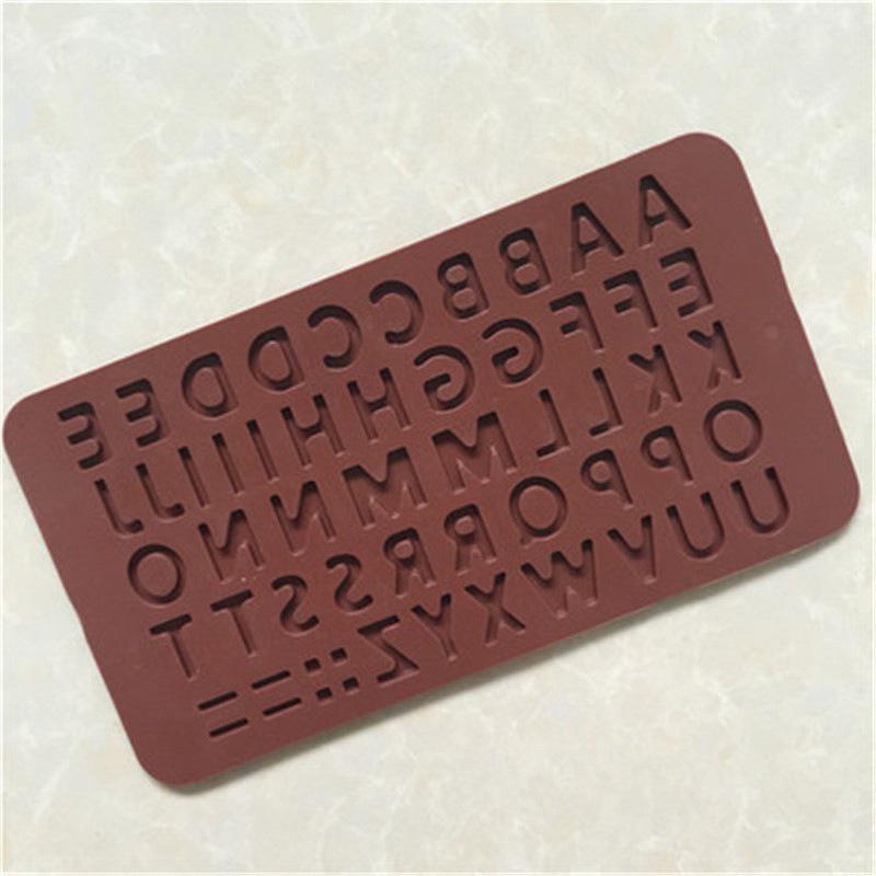 DIY Silicone Mold Multifunction Chocolate Cake Decorations Alphabet Mould Baking Chocolate Craft Sugarcraft