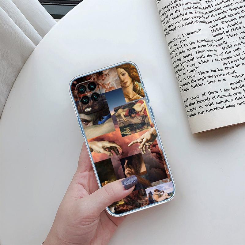 Fresco Adam Sculpture Phone Case for LG K22 K30 K40 K40S K41 K42 K50 K50S K51 K51S K52 K61 K62 K71 K92 Q60 Q61 V40 V50 V60