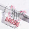 One Piece of Mother's Christmas Gift, the Best Mother's Gift, Single Mother Stepmother Acrylic Sign In the Shape of a Butterfly