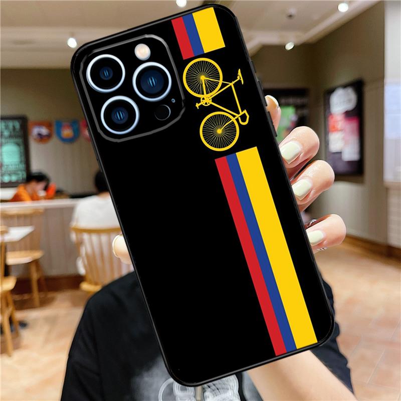 Colombia Flag Case For iPhone 17 16 14 13 12 11 15 Pro Max Mini Plus 16e 17 Air Bumper Cover Accessories