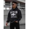 New High Quality Men'S Streetwear, Graphic Print Fashionable Cotton Soft Outdoor Sports Hoodie