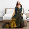 Coralines Flannel Blankets Winter  Warm Bedding Throws for Girls Boys Living Room Funny Bedspread Sofa Bed Cover