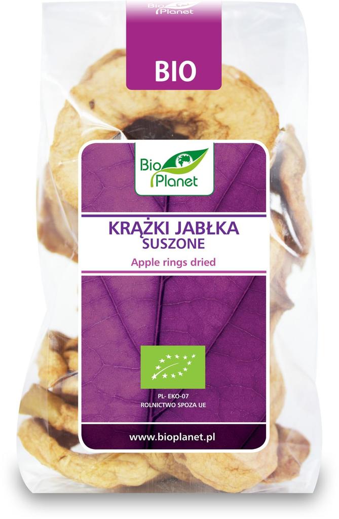 Gluten-free Organic Dried Apple Rings 100 - Bio Planet