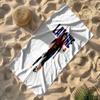 Lamine Yamal Spain's Soccer Stars Beach Towel Super Soft Microfiber Quickdry Fabric Comfortable Lightweight