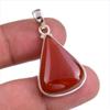 Натуральный Красный Оникс Драгоценный камень Ручной работы 925 Стерлинговое серебро Ювелирная подвеска 1,50'' J1m30