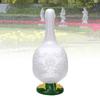 Garden Goose Statue Resin Lifelike Large Size White Goose Sculpture Ornament for Pool Yard Outdoor Decor