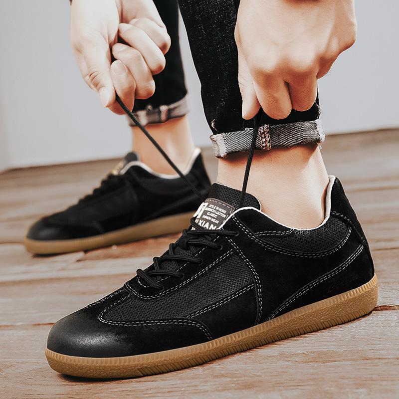 Fashion High Quality Men Shoes Handmade Leather Footwear Male Casual Business Flats Outdoor Soft Soled Travel Sneakers Brand Moccasins