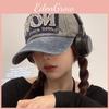Узор Сейчас Письмо Ковбойская Бейсболка Ретро Кепка с Козырьком Утиный Нос Уличная Шляпа для Отдыха