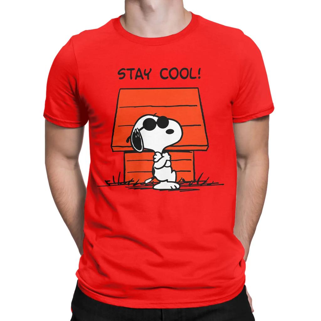Casual Peanuts Snoopy Dancing T Shirt For Unisex Unisex Round Neck Short Sleeve Top Tee Cotton Summer Tops