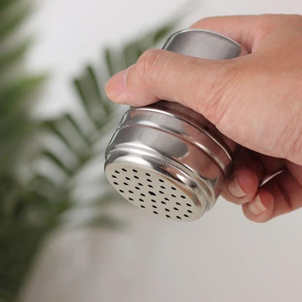 Stainless Steel Salt Sugar Bottle Multi-purpose Spice Pepper Shaker Durable Seasoning Jar