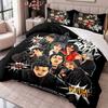 Stray Kids 3Pcs Bedding Set Duvet Cover With Two Pillowcases For Bedroom Home Decoration